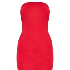 Red bandeau dress - Size 2